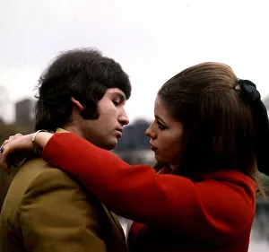 Young Couple about to kiss. 15th January 1970 Young Couple about to kiss. 15th January 1970