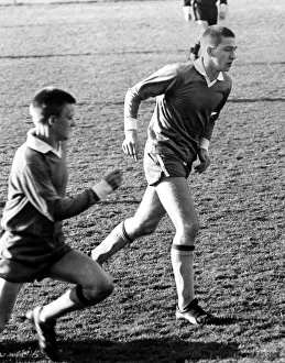 A young Norman Whiteside during a training session with a youth team before he broke into A young Norman Whiteside during a training session with a youth team before he broke into