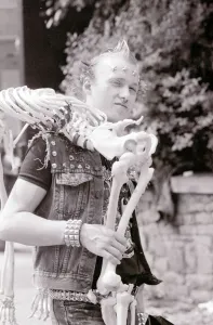 The Young Ones filming on location in Bristol. Pictured, Adrian Edmondson as Vyvyan The Young Ones filming on location in Bristol. Pictured, Adrian Edmondson as Vyvyan
