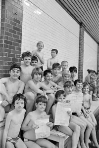 These young swimmers form the 10th Holme Valley (New Mill) scouts raised £ These young swimmers form the 10th Holme Valley (New Mill) scouts raised £