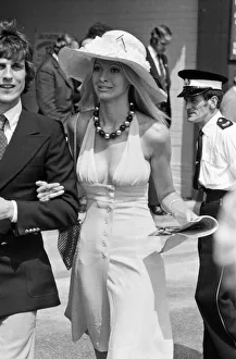 A young Tennis fan enjoys the Wimbledon Tennis Championships of 1973 A young Tennis fan enjoys the Wimbledon Tennis Championships of 1973