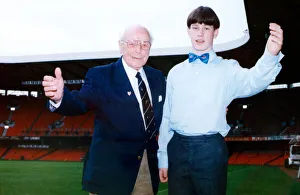 The youngest and oldest singers Aled Thomas (14) of Brecon and Frank Lock (96 The youngest and oldest singers Aled Thomas (14) of Brecon and Frank Lock (96