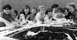 Ten youngsters from the 2nd Billingham Guides asked to clean the Mayor of Stockton' Ten youngsters from the 2nd Billingham Guides asked to clean the Mayor of Stockton'
