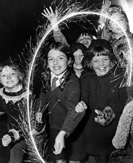 Youngsters from Edge Hill enjoying Guy Fawkes Night. Liverpool, Merseyside Youngsters from Edge Hill enjoying Guy Fawkes Night. Liverpool, Merseyside