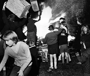 Youngsters enjoying Guy Fawkes Night. Circa 1975 Youngsters enjoying Guy Fawkes Night. Circa 1975