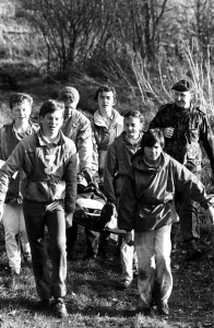 Youngsters found more then hidden treasure during a day of adventure in the woods Youngsters found more then hidden treasure during a day of adventure in the woods