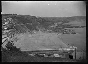 East Looe Beach & Cliffs From Hannafore Lane East Looe Beach & Cliffs From Hannafore Lane