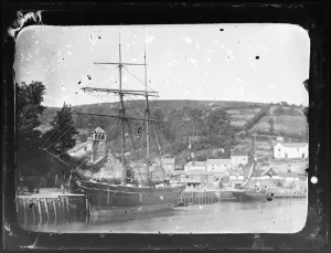 Little Dorrit moored at West Looe Quay, Pennylands area Little Dorrit moored at West Looe Quay, Pennylands area