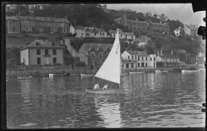 Sailing Boat on Looe River, opposite West Looe Sailing Boat on Looe River, opposite West Looe