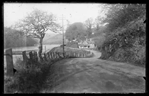 Sandplace Road leading to Steppes Pond & House, Looe Sandplace Road leading to Steppes Pond & House, Looe