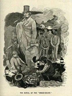 The Burial of the Broad-Gauge Print, 1892