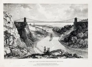 Brunel Prints: Print of Clifton Suspension Bridge in Bristol