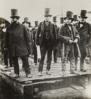 Brunel Prints: Print of the Failed Launch of SS Great Eastern, 1857