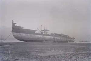 Photograph: Scrapping of the SS Great Eastern, c1889-1890 Photograph: Scrapping of the SS Great Eastern, c1889-1890