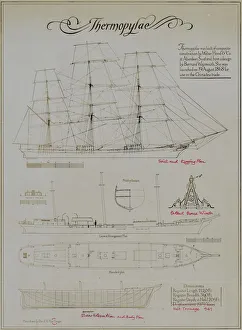 Thermopylae Clipper Ship Print Set