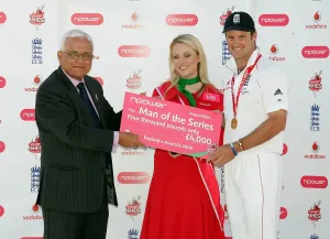 Andrew Strauss Man of the Series Print, England V Australia 2009