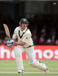 Marcus North Cricket Print, England v Australia at Lords