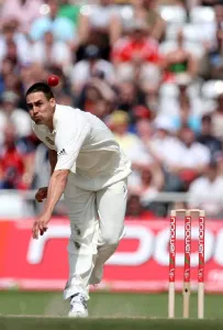 Mitchell Johnson Print, 2009 Ashes Test Match at Headingley