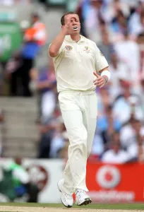 Peter Siddle Print, 2009 Ashes Test Match