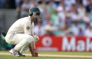 Simon Katich Print, The Brit Oval 2009
