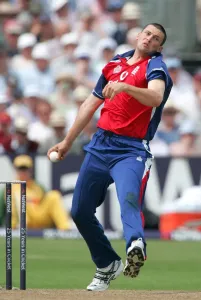 Steve Harmison Print, England Cricket Team at Bristol 2005