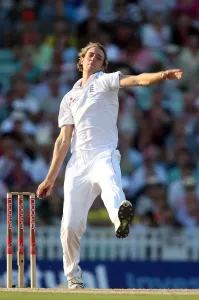 Stuart Broad England and Nottinghamshire CCC Print, 2009