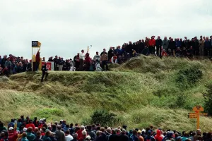 British Open Golf Prints: 11th Tee With Crowd
