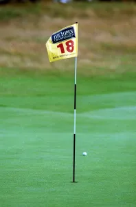 British Open Golf Prints: The 18th Flag