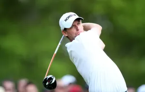 Denmark's Anders Hansen at the 2010 BMW PGA Championship Print