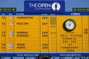 Royal Birkdale Golf Course Prints: Final Leaderboard