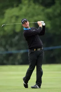 Peter Hanson Print - Sweden at 2008 BMW PGA Championship