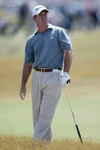 Peter Lonard at The Open Championship Print