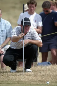 Peter Lonard at The Open Championship Print