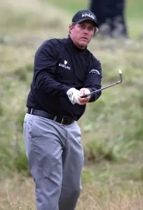 Phil Mickelson Print at Royal Birkdale