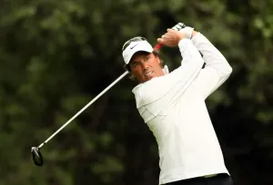 Stephen Ames at the Northern Trust Open Print