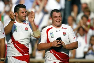 Australia V England Rugby Prints: Matt Stevens & Nick Easter
