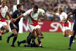 Rugby World Cup Semi Final Prints: Nick Easter Powers Through
