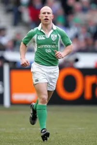Peter Stringer Print - Ireland vs France Rugby Match Stade de France 2006