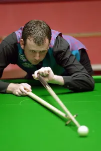 Mark Williams Print - Snooker Player at the Crucible