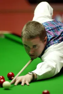 Stephen Hendry Print - Snooker Player at The Crucible Theatre