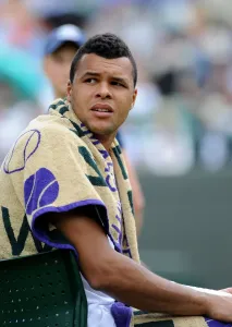 Jo-Wilfried Tsonga Print, Wimbledon Championships 2012