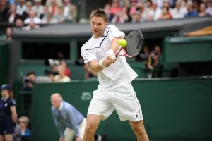 Print of Robin Soderling at Wimbledon 2011