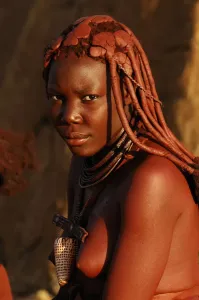 Himba Girl Print at Kunene River, Namibia