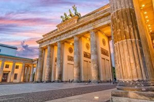 Images Dated 17th September 2013: Berlin, Germany in the Mitte district at Brandenburg Gate