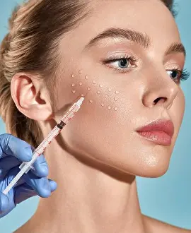Hyaluronic Acid Facial Injections Print