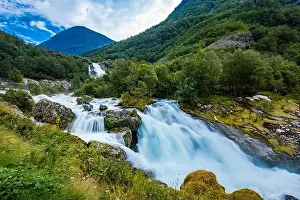 Briksdalsbreen Glacier Arm Print, Norway