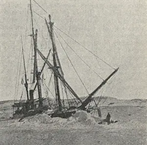 The Danmark in the Ice Print, 1907