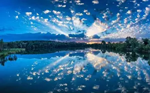 River Landscape Print