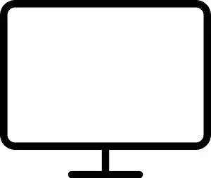 Desktop PC Print Icon
