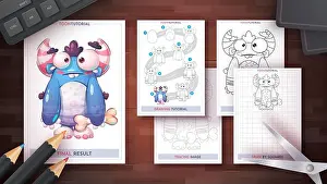 How to Draw a Bull Print